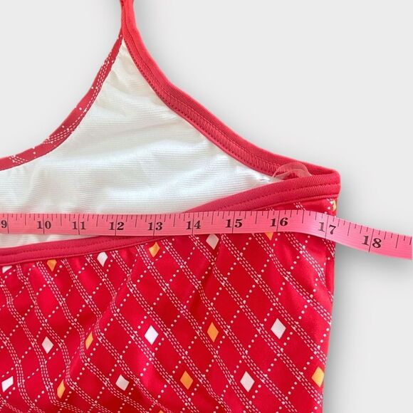 NWT Vintage Adidas Swim Top XL Bathing Suit 1pc Tankini Retro - Picture 5 of 7